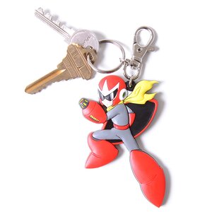 Mega Man 10 Proto Man Cartoon PVC Keychain