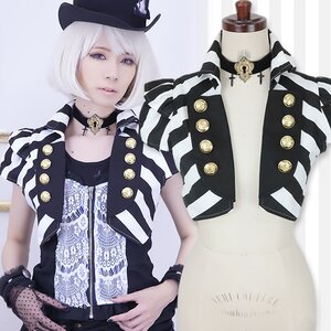Black MiQuri Ringmaster's Striped Jacket