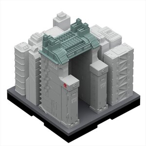 Geocraper 1/2500 Scale Evangelion Tokyo-III Scenery 1 figure