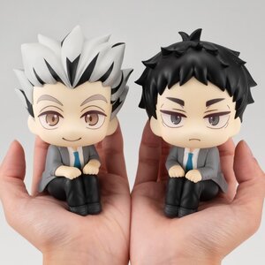 Look Up Series Haikyu!! Kotaro Bokuto & Keiji Akaashi Set w/ Bonus Cushions