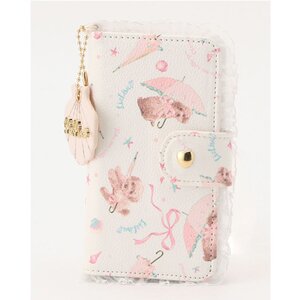 LIZ LISA Poodle Pattern iPhone Cover Pink