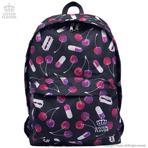 LISTEN FLAVOR Cherry Backpack
