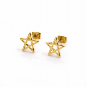 Lilou Pentagram Stud Earrings