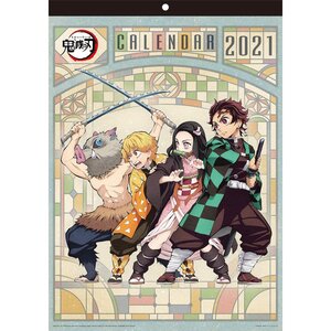 Demon Slayer: Kimetsu no Yaiba 2021 Wall Calendar