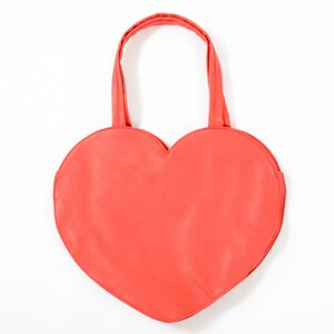 FLAPPER Heart Tote Bag Red