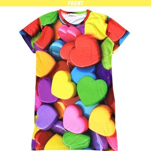 ACDC RAG Heart Chocolate T-Shirt Dress