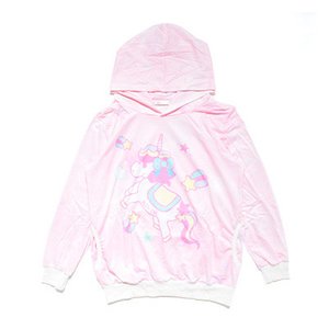 ACDC RAG Pink ACDC Unicorn Hoodie Oversized Fit