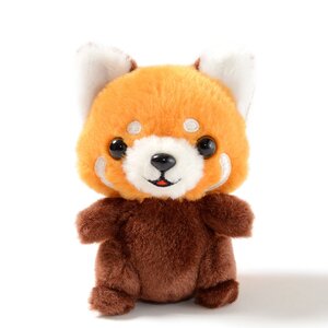 Baby Lesser Panda-chan Plushies (Ball Chain) Kuchi Ake Lesser-kun