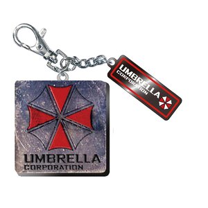 Resident Evil 3 S.T.A.R.S. Metal Keychain Collection Umbrella