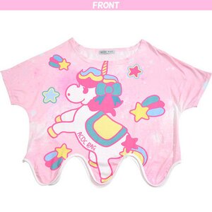 ACDC RAG Unicorn Wavy Crop Top