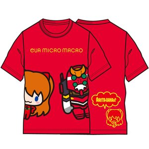 Eva Micro Macro Asuka & Unit-02 Red T-Shirt XL