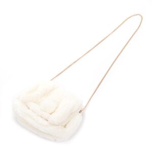 FLAPPER Rabbit Ears Shoulder Bag Ivory