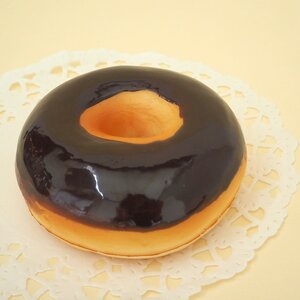 Mother Garden Chocolate Dipped Donut Squeeze Toy