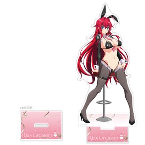 High School DxD Hero Extra Large Acrylic Stand Rias Gremory: Reverse Bunny (Black) Ver. [Pre-order]