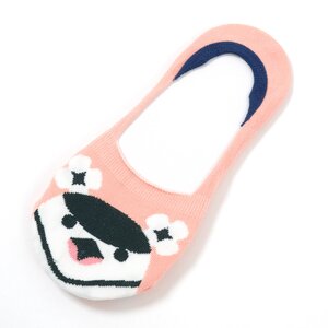 KOTORITACHI Chinstrap Penguin Low-Cut Socks Pink