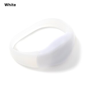 LED Silicone Bracelets White