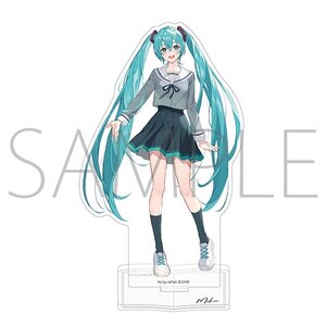 Hatsune Miku Series teffish School Uniform Acrylic Stand Hatsune Miku