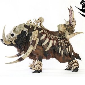 Battle Boar Bonestabber (Brown) 1/12 Scale Action Figure [Pre-order]
