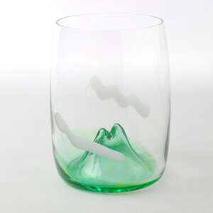 Mountain at Sunset Specialty Beer Glass