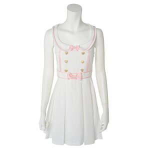 KOKOkim School Idol Sailor Jumper Skirt Off-White L