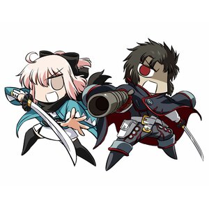 Fate/Grand Order GUDAGUDA Shinsengumi Acrylic Keychain Set