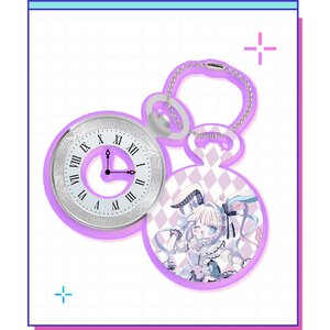 Needy Streamer Overload OMGkawaiiAngel Pocket Watch Acrylic Keychain [Pre-order]