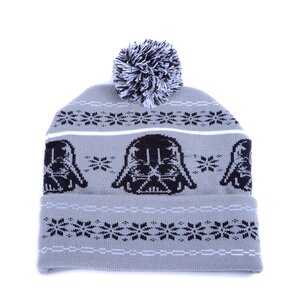 Star Wars Darth Vader Fair Isle Pom Beanie