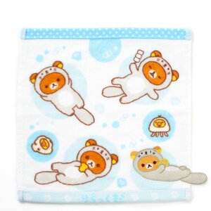Rilakkuma Kyou mo Pukapuka Dararakko Mini Towel Rilakkuma