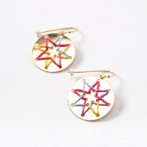 gargle Temari Earrings Multi-Color