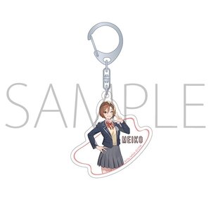 Hatsune Miku Series teffish School Uniform Holographic Acrylic Keychain Meiko