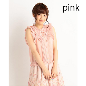 LIZ LISA Chiffon Blouse Pink