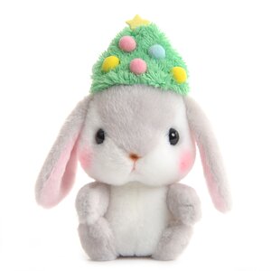 Pote Usa Loppy Merry Christmas Rabbit Plush Collection (Standard) Pyontan