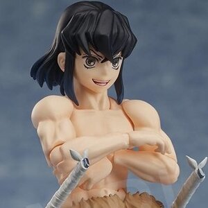 BUZZmod Demon Slayer: Kimetsu no Yaiba Inosuke Hashibira 1/12 Scale Action Figure