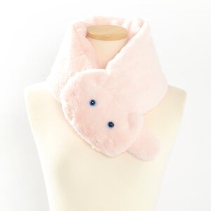 E Hyphen World Gallery BonBon Catbon Muffler Light Pink