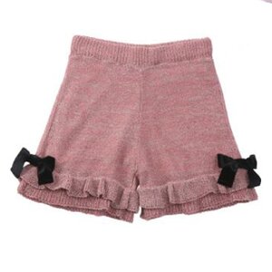 Honey Salon Lamé Knit Shorts Pink