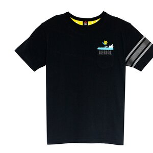 Surfing Pikachu T-Shirt (Black) M