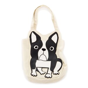 FLAPPER Buburin Applique Tote Bag Ivory