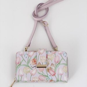 Honey Salon Vintage Tulip Smartphone Wallet Lavender