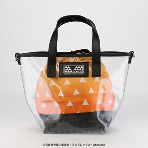 Demon Slayer: Kimetsu no Yaiba Zenitsu Agatsuma Clear Bag with Pouch