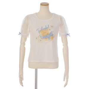 LIZ LISA Boater Print T-Shirt White