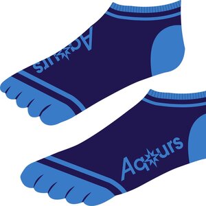 Love Live! Sunshine!! Aqours 5th Anniversary LoveLive! ~LET'S GO WONDER TRIP~ Toe Socks