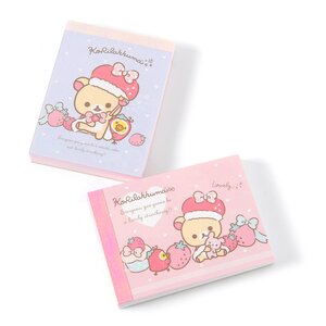 Minna Ichigo ni Naare Rilakkuma Memo Pads Cloth-Bound Memo Pad