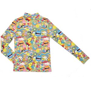 galaxxxy Neo Psyche High Neck Long T-Shirt