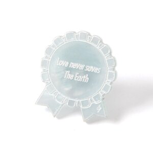 Love Never Saves the Earth Earring Cloudy Sky