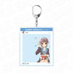 Haruhi Suzumiya Series SNS Style Keychain Yuki Nagato