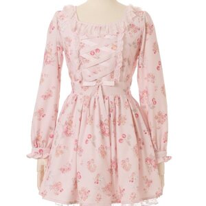LIZ LISA Cat Cherry Dress Pink
