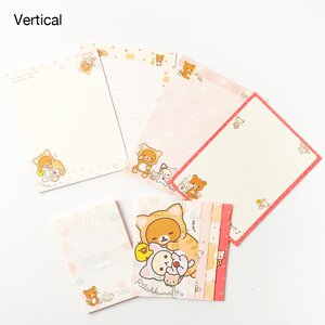 Nonbiri Neko Rilakkuma Letter Set Pack Vertical