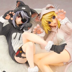 Infinite Stratos Laura & Charlotte Nekomimi Pajamas 1/7 Scale Figure
