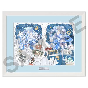 Snow Miku x Hirohako Chara-fine Graph - Art by Kiya Machi