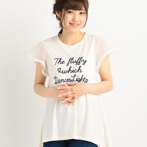 LIZ LISA Flock Print T-Shirt White